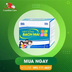 Men Sống Bạch Mai – Hỗ Trợ Tăng Cường Tiêu Hóa (Hộp 20 ống)