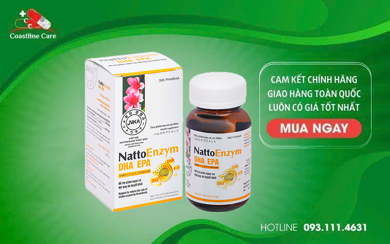 Nattoenzym DHA EPA hỗ trợ giảm nguy cơ đột quỵ