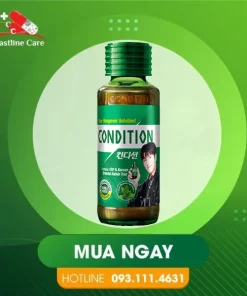 Nước Uống Giải Rượu Condition – Hỗ Trợ Giải Độc Gan (1 chai)Nước Uống Giải Rượu Condition Hỗ trợ hạn chế tác hại của rượu bia có hại cho gan