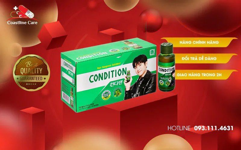 Nước Uống Giải Rượu Condition hỗ trợ giải độc gan