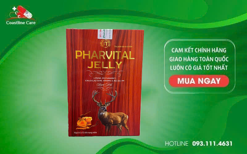 thuốc Pharvital Jelly tăng cường đề kháng