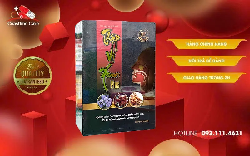 Thập Vị Xoan Plus – Hỗ Trợ Cải Thiện Tình Trạng Viêm Mũi, Viêm Xoang (Hộp 50 viên) 1 Thập Vị Xoan Plus giảm triệu chứng viêm mũi