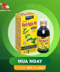 Bạch Ngân PV Plus – Hỗ Trợ Giảm Ho, Giảm Đờm (Chai 125ml)Bạch Ngân PV Plus