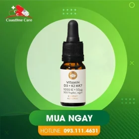 VITAMIN D3 + K2 MK7 1000 IE + 50µg VEGAN – Hỗ Trợ Bổ Sung Vitamin D Và Vitamin K VITAMIN D3 + K2 MK7 1000 IE + 50µg VEGAN – Hỗ Trợ Bổ Sung Vitamin D Và Vitamin K