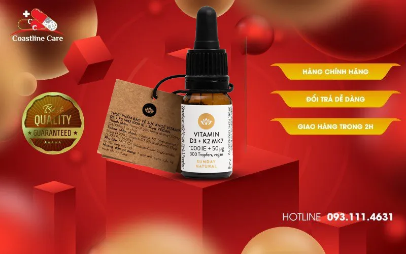 VITAMIN D3 + K2 MK7 1000 IE + 50µg VEGAN