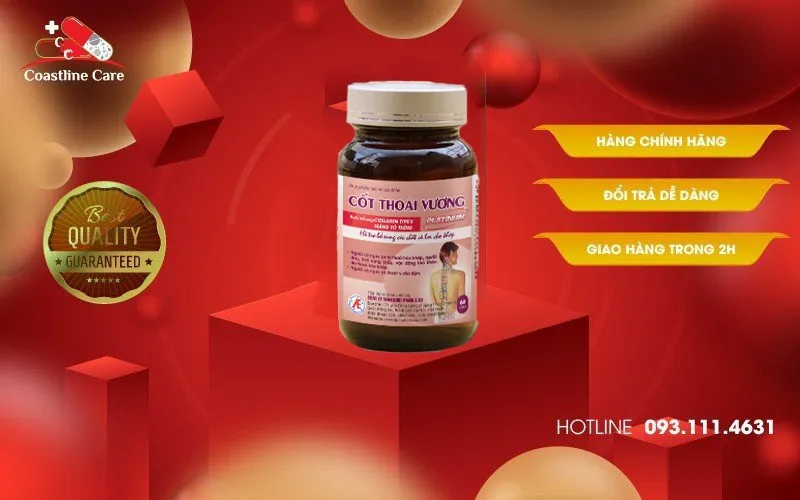 Cốt Thoái Vương Platinum Giúp giảm nguy cơ đau khớp & khô cứng khớp do thoái hóa khớp