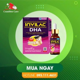 INVILAC DHA – Hỗ Trợ Tốt Cho Mắt Và Não Bộ (Hộp 15ml)