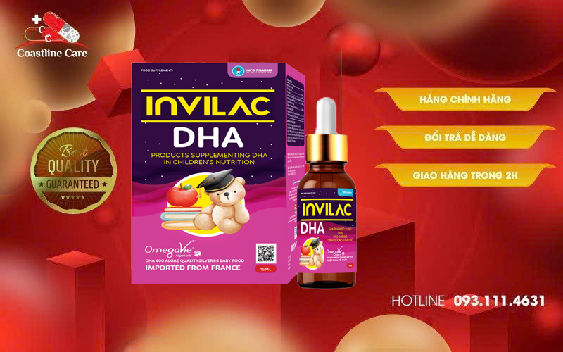 Invilac DHA hỗ trợ tốt cho não bộ