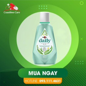 Nước Súc Miệng Họng Thảo Dược Medoral Daily – Hỗ Trợ Giữ Hơi Thở Thơm Mát (Chai 500ml)