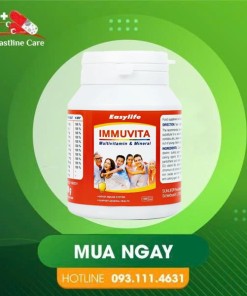 Easylife Immuvita – Hỗ Trợ Tăng Cường Vitamin Và Khoáng Chất Cho Cơ Thể (Hộp 100 viên)Easylife Immuvita hỗ trợ bổ sung vitamin và khoáng chất cho người trưởng thành