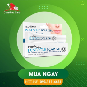 Provamed Post Acne Scar Gel – Hỗ Trợ Giảm Sẹo Mụn, Thâm Mụn Và Sẹo Thâm (Tuýp 10g)