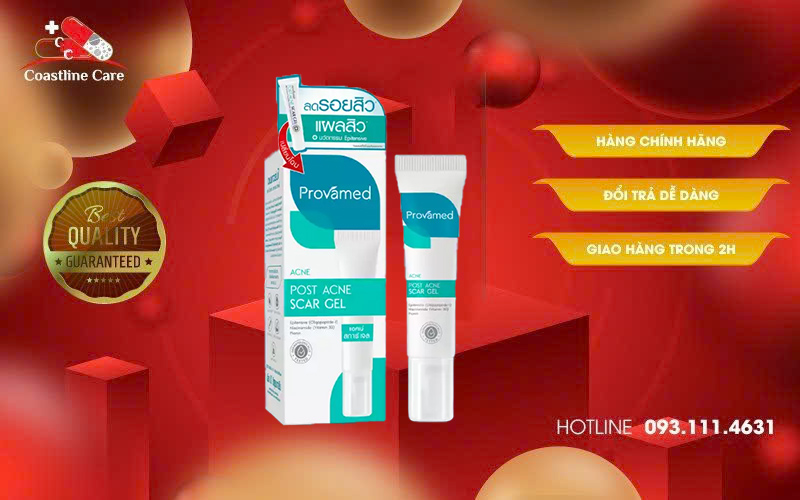 Provamed Post Acne Scar Gel giảm sẹo mụn