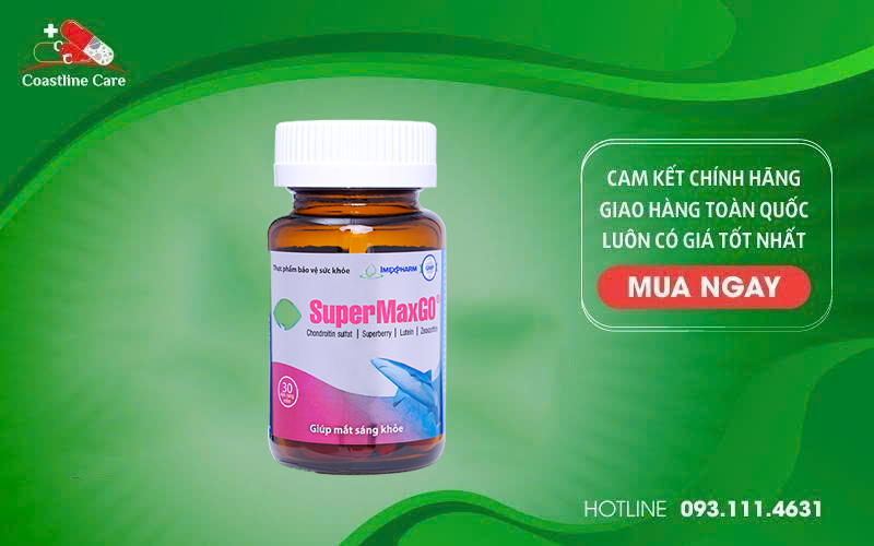 supermaxgo giảm nguy cơ thoái hóa điểm vàng