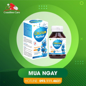 Calcium Montest – Hỗ Trợ Giảm Nguy Cơ Còi Xương Ở Trẻ Em (Hộp 30 viên)