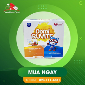 Domi Ruvite – Hỗ Trợ Tăng Cường Sức Đề Kháng, Giúp Ăn Ngon (Hộp 20 ống)