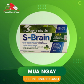 Hoạt Huyết Tiền Đình S-Brain – Hỗ Trợ Tăng Cường Tuần Hoàn Máu Não (Hộp 30 viên)