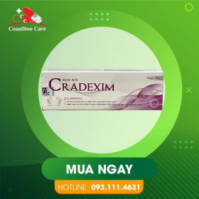 Kem Bôi Cradexim – Hỗ Trợ Kháng Khuẩn và Ngừa Nấm (Tuýp 20g)