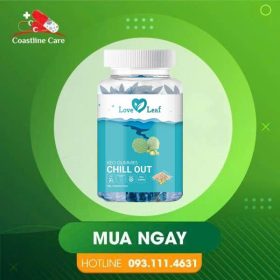 Kẹo Dẻo Chill Out Love Leaf – Hỗ Trợ Giảm Căng Thẳng (Hộp 30 Viên)