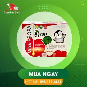 Vital Propa Syrup – Hỗ Trợ Giảm Ho & Khản Tiếng (Hộp 30 Gói)