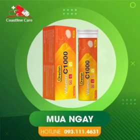 Oredon Vitamin C1000 – Hỗ Trợ Tăng Cường Đề Kháng (Tuýp 10 Viên)