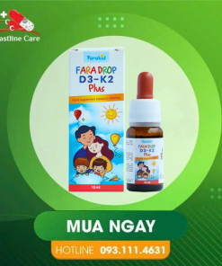 Fara Drop D3-K2 Plus - Hỗ Trợ Giảm Nguy Cơ Còi Xương (Hộp 10ml)fara-drop-d3-k2-plus-tang-cuong-hap-thu-canxi