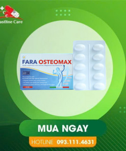 Fara Osteomax - Hỗ Trợ Giảm Nguy Cơ Loãng Xương (Hộp 30 Viên)fara-osteomax-bo-sung-canxi