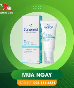 Sahemul - Kem Chống Nắng Dành Cho Da Dầu Mụn (Tuýp 50gr)kem-chong-nang-sahemul-danh-cho-da-dau