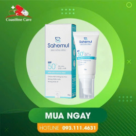 Sahemul – Kem Chống Nắng Dành Cho Da Dầu Mụn (Tuýp 50gr)