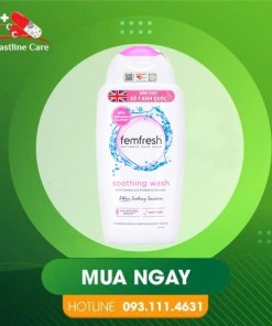 Femfresh Soothing Wash - Vệ Sinh & Khử Mùi Hôi Vùng Kín (Chai 250ml)Dung dịch vệ sinh phụ nữ Femfresh Soothing Wash tăng cường dưỡng ẩm