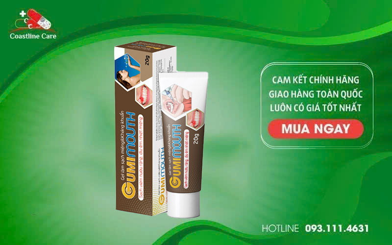 Gel Bôi Nhiệt Miệng GumiMouth khử mùi hôi miệng