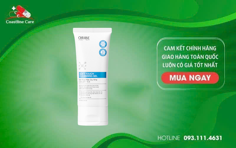 Gel Rửa Mặt Dịu Oribe Soft Touch Cleansing Gel dưỡng ẩm da hiệu quả
