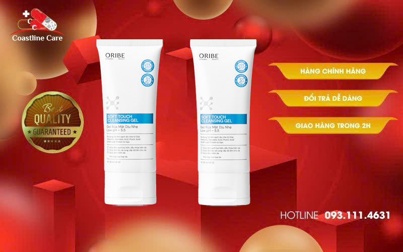 Gel Rửa Mặt Dịu Oribe Soft Touch Cleansing Gel loại bỏ bụi bẩn