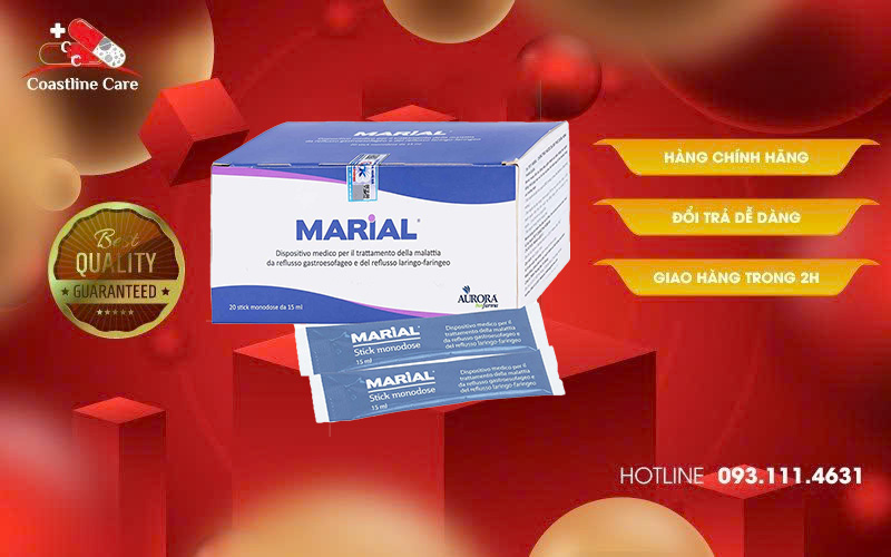 thuốc Marial Gel chống trào ngược dạ dày thực quản