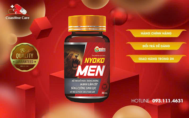 thuốc Nyoko Men cải thiện sinh lý nam giới trưởng thành