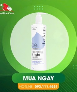 Lactacyd Healthy Bright - Hỗ Trợ Dưỡng Da Tươi Sáng (Chai 500g)Sữa tắm Lactacyd Healthy Bright Body Wash dưỡng da mềm mịn, thơm mát