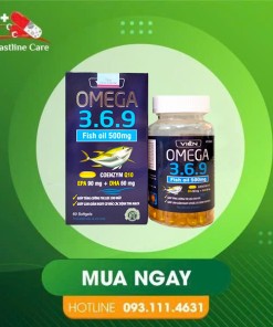 Omega 3 6 9 - Hỗ Trợ Giảm Nguy Cơ Mắc Bệnh Tim Mạch (Hộp 60 Viên)Omega-3-6-9-tang-cuong-thi-luc