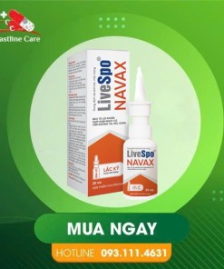 Livespo Navax - Hỗ Trợ Bảo Vệ Niêm Mạc Mũi (Hộp 20ml)Livespo Navax bổ sung bào tử lợi khuẩn, bảo vệ & phục hồi niêm mạc mũi