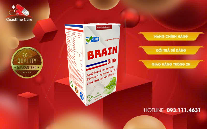 Brain Gink hỗ trợ tăng cường tuần hoàn máu não