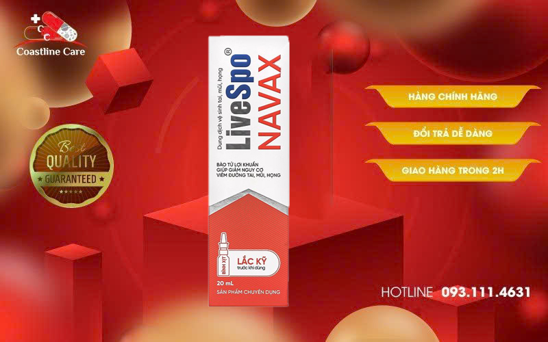Dung Dịch Vệ Sinh Tai Mũi Họng Livespo Navax
