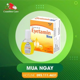 Eyetamin New – Hỗ Trợ Phòng Ngừa Đục Thuỷ Tinh Thể (Hộp 10ml)