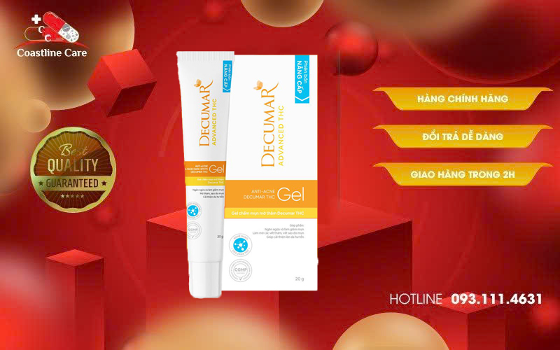 Gel Decumar Advanced THC dưỡng ẩm da, giúp da mềm mịn