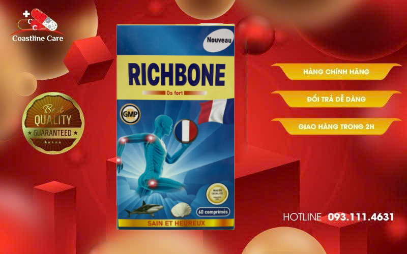 Richbone hỗ trợ làm trơn ổ khớp