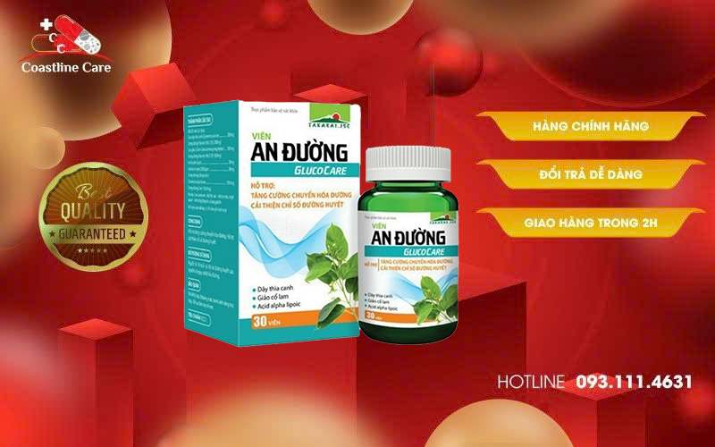Thuốc Viên An Đường GlucoCare cải thiện chỉ số đường huyết