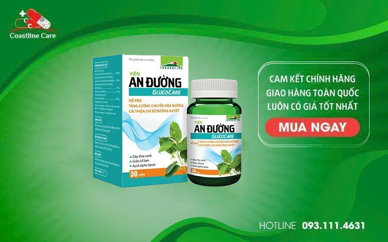 Viên An Đường GlucoCare dùng cho người bị tiểu đường
