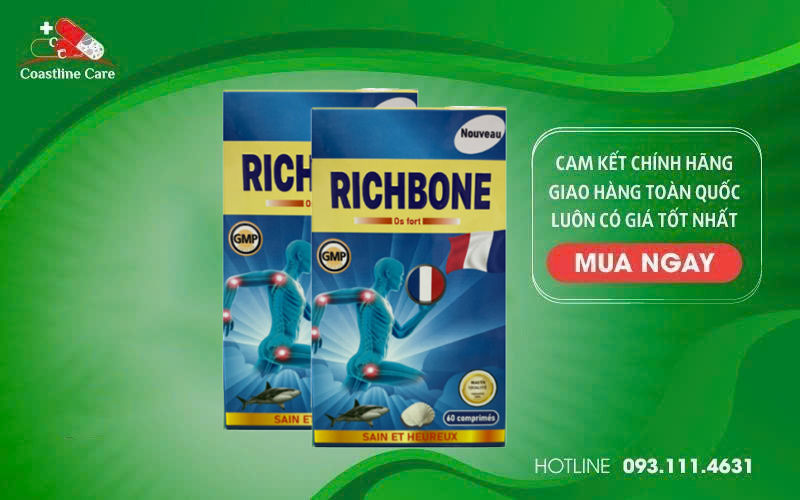 Richbone hỗ trợ tăng tiết dịch khớp