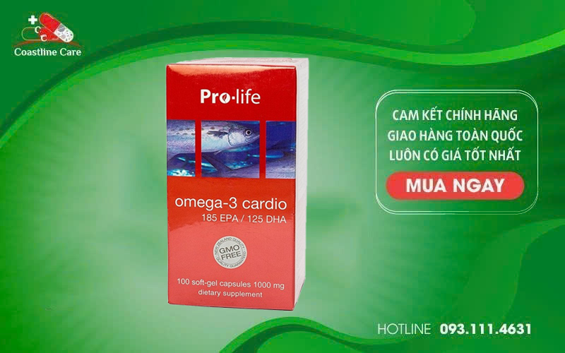 Pro Life Omega-3 Cardio tốt cho thị lực