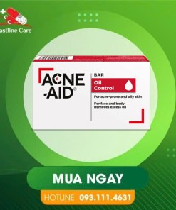 Acne-Aid Soap Bar Oil Control - Hỗ Trợ Làm Sạch Da (Hộp 100g)Acne-Aid Soap Bar Oil Control giúp làm sạch da, loại bỏ bã nhờn