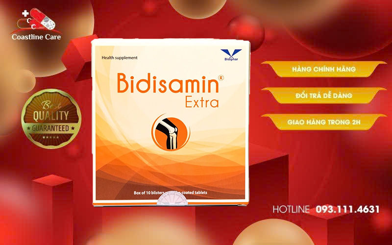 thuốc Bidisamin Extra hỗ trợ làm giảm nguy cơ thoái hóa khớp