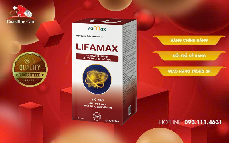 Lifamax hỗ trợ bảo vệ gan