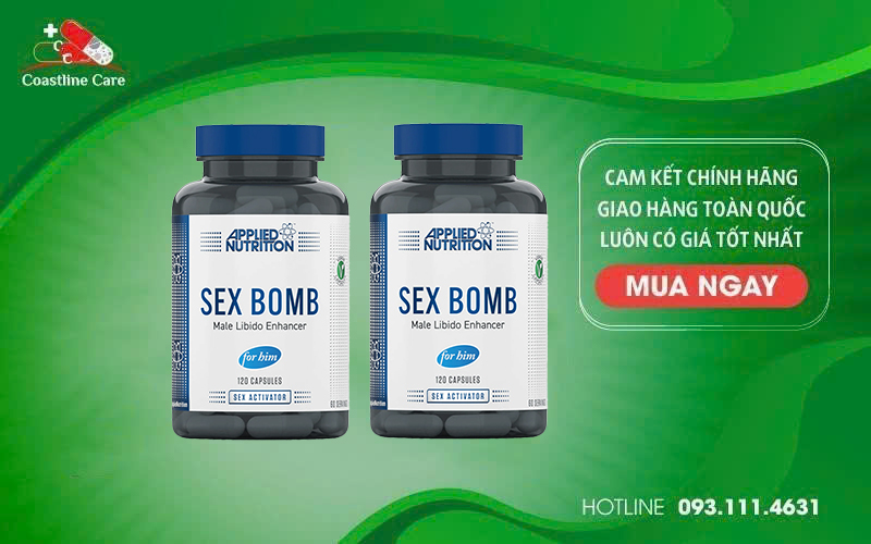 Sex Bomb hỗ trợ sức khỏe sinh sản nam giới trưởng thành